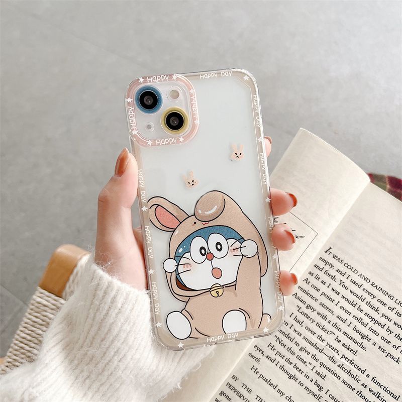 Ốp Điện Thoại Dẻo Trong Suốt Họa Tiết Hoạt Hình Doremon Dễ Thương Cho Realme C35 C31 F11 Pro Reno 2Z 2F