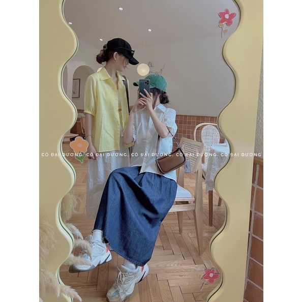 sơ mi trơn tay chun 6142