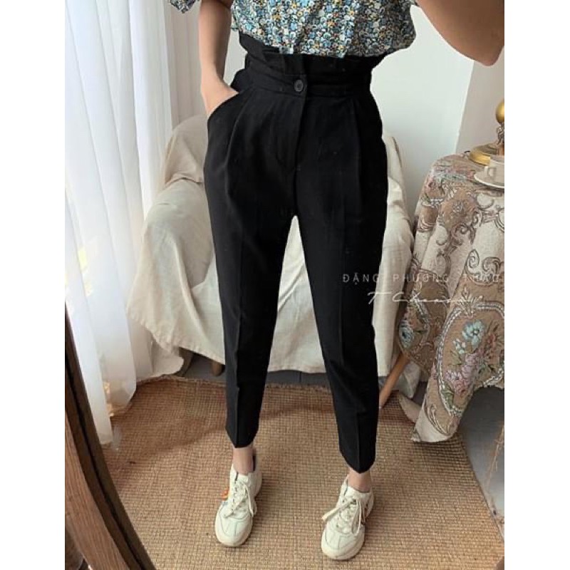 Quần baggy vải cạp bèo - mã 162