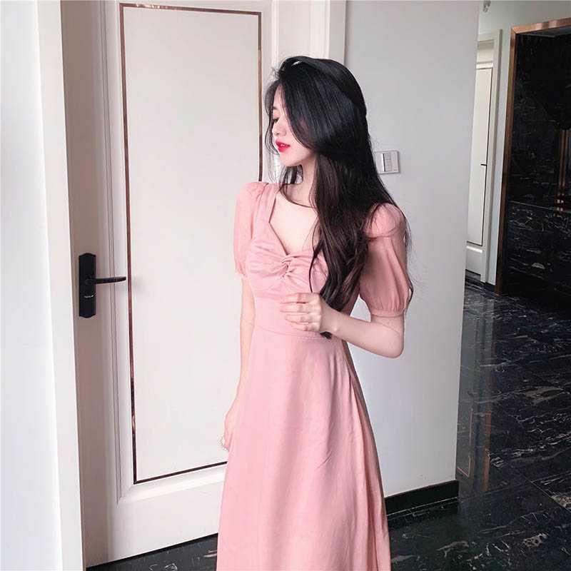 Váy nữ Quảng Châu, đầm nữ phong cách sexy dễ thương