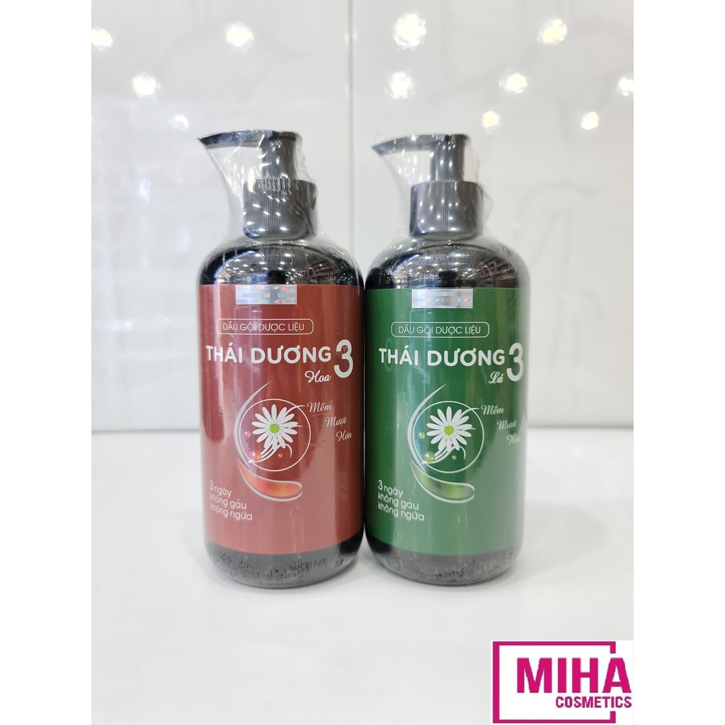 Dầu Gội Dược Liệu Thái Dương 3 Hương Lá Hoặc Hoa 480ml