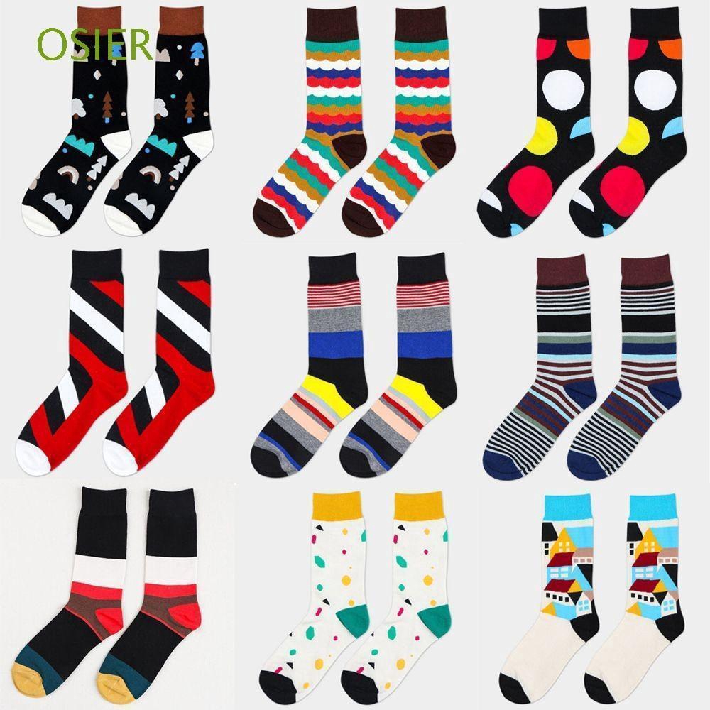 Vớ Cotton Mềm Mại Họa Tiết Chấm Bi Cho Nam