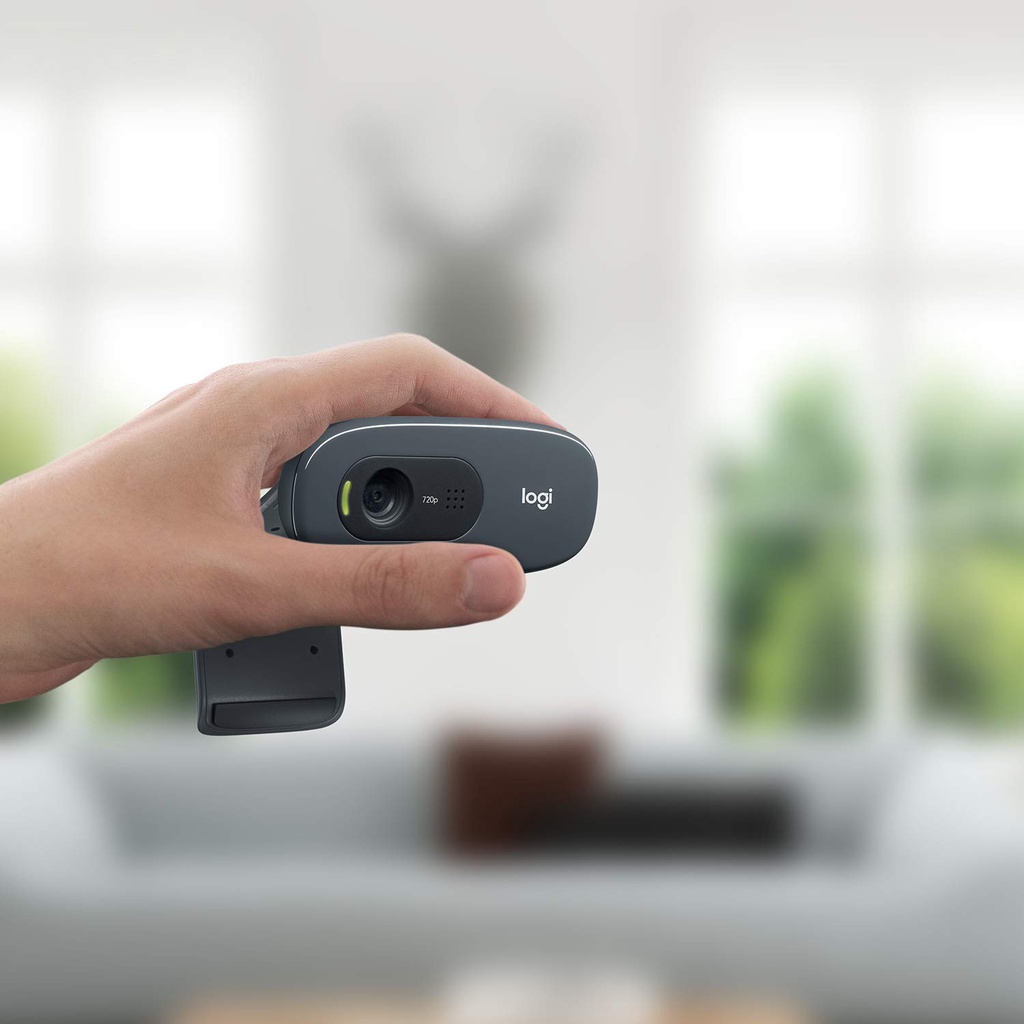 Webcam Logitech C270, Độ Phân Giải HD 1080p x 720p, Tích hợp Mic - Bảo hành hãng 2