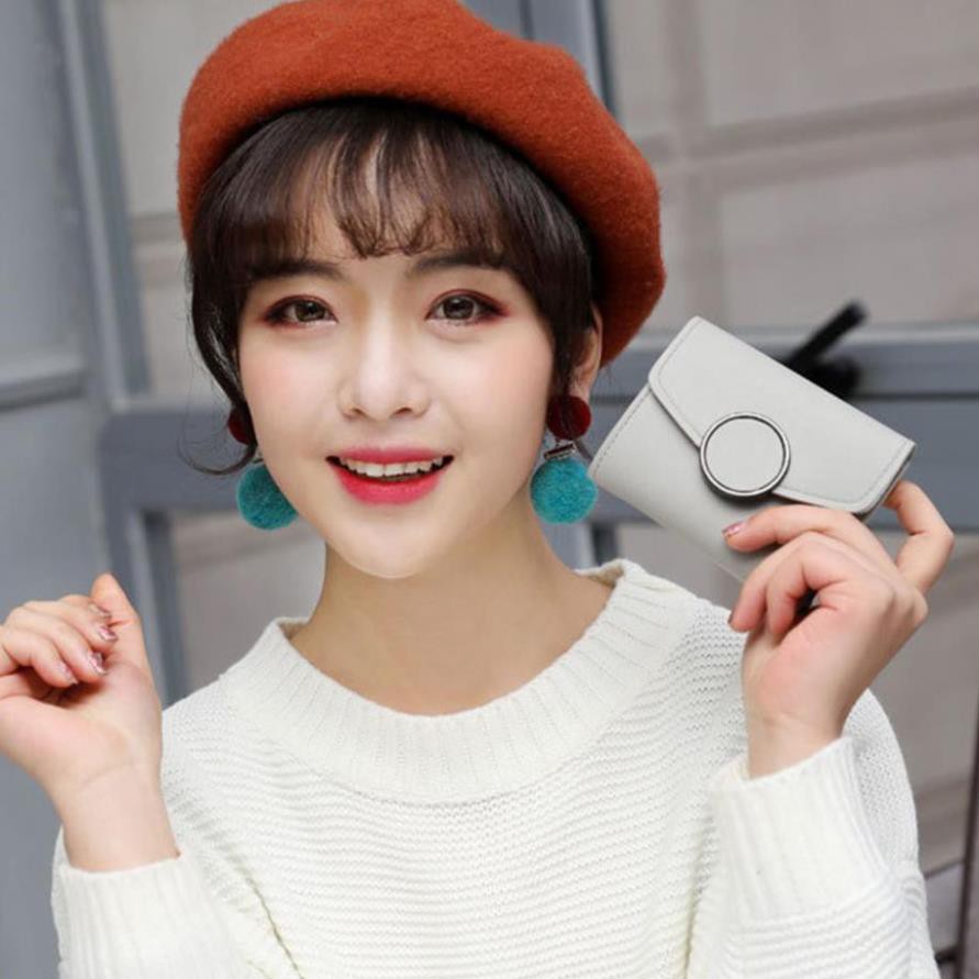 [HÀNG MỚI] Ví gập da siêu xinh- V007