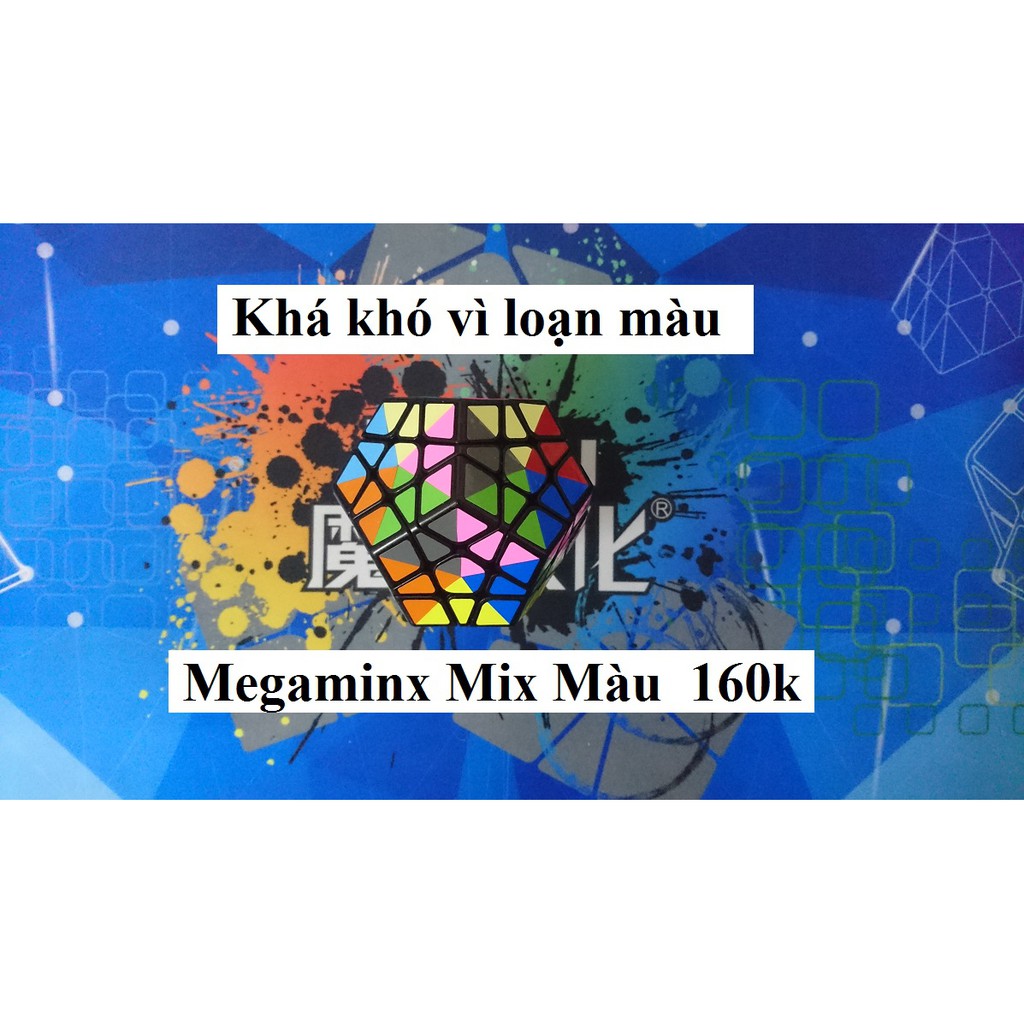 Biến thể Rubik. Megaminx Mix Màu