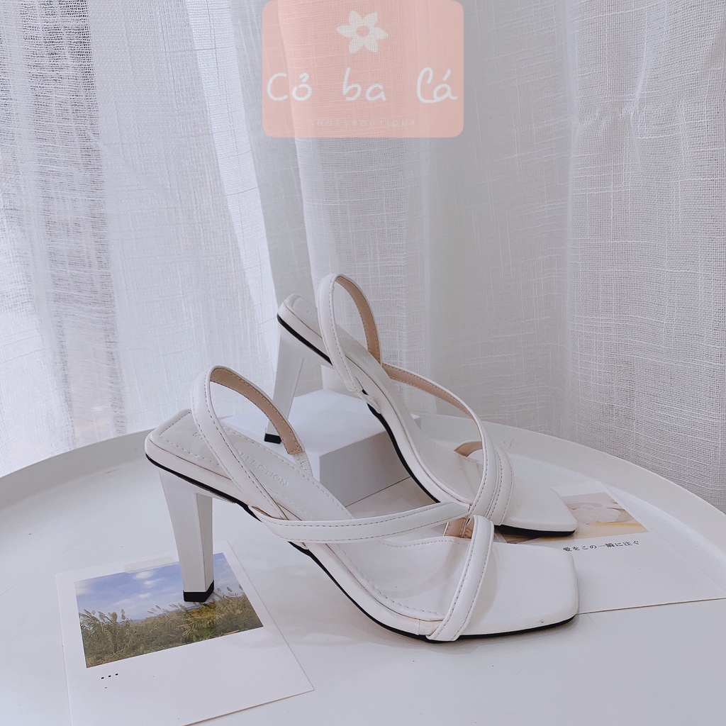 SANDAL CAO GÓT COBALASHOES - GIÀY CAO GÓT QUAI CHÉO - SANDAL QUAI MẢNH 9CM G20101100