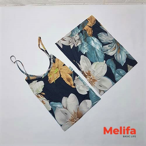 Bộ đồ nữ mặc nhà hai dây, quần dài chất vải lanh cotton thoáng mát nhiều màu, mã BD0123 | BigBuy360 - bigbuy360.vn