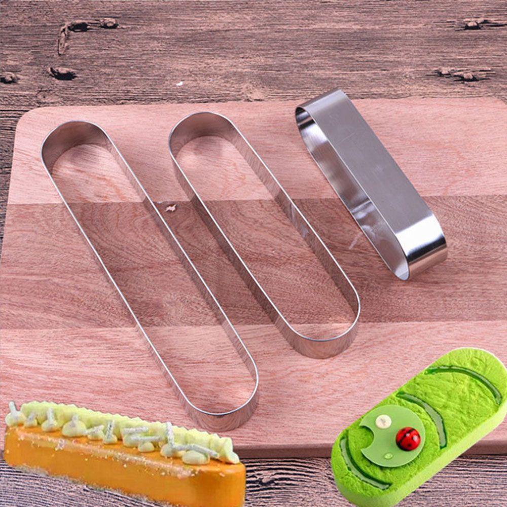Khuôn Kim Loại Nướng Bánh Mousse Hình Oval
