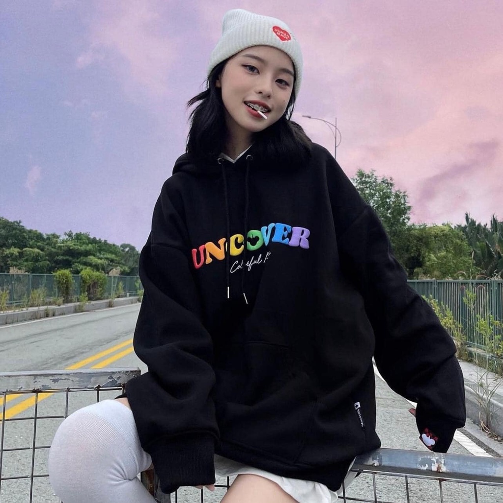 Áo hoodie unisex uncover basic Áo khoác nỉ uncover basic ver2 SM139