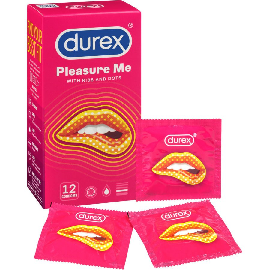 Bao cao su Durex Pleasuremax (hộp 12 chiếc)