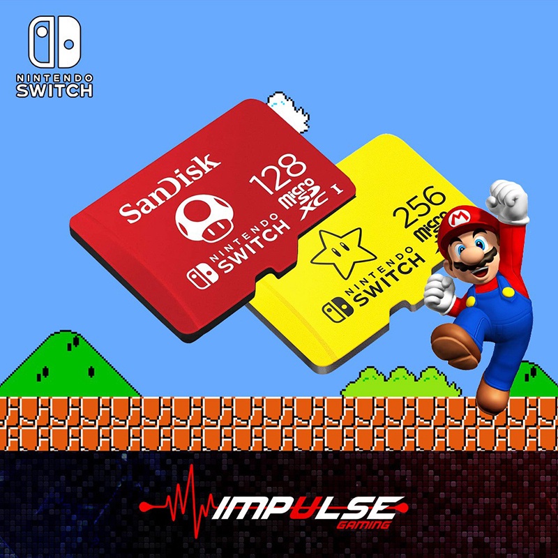 Sandisk Thẻ Nhớ micro sd 128gb / 256gb sdxc Cho Máy Chơi Game nintendo switch