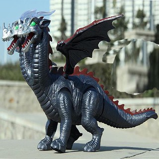 Đồ chơi khủng long chạy pin, loại lớn, hàng đẹp, giá tốt chỉ 55.000đ/con khủng long 2 đầu. Rẻ nhất HCM. Sỉ Ib
