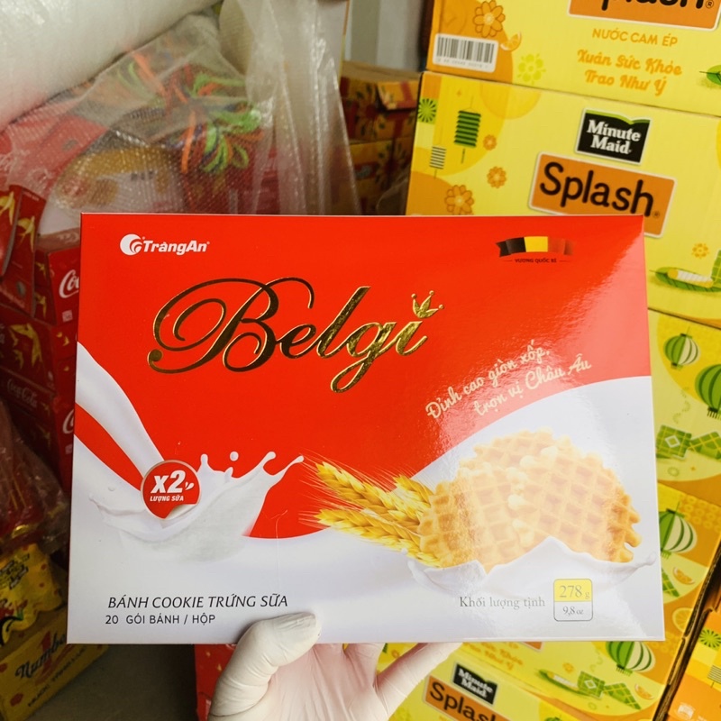 Hộp bánh Belgi Tràng An giòn xốp trọn vị Châu Âu