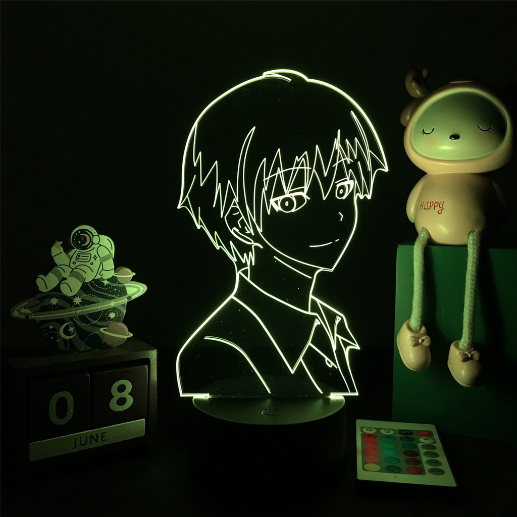 Đèn ngủ bóng LED 3D hình nhân vật Akabane Karma trong phim Assassination
