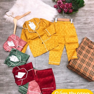 Bộ pizama gấm thượng hải