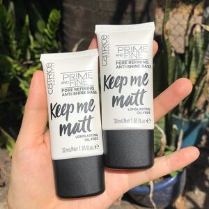 Kem lót kiềm dầu CATRICE keep me matt longlasting oil-free (màu trắng) 30ml - chumia