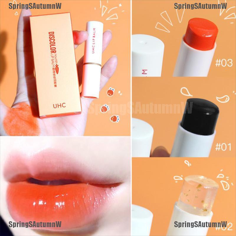 (Hàng Mới Về) Son Dưỡng Môi Thay Đổi Màu Sắc Chống Nước Tiện Dụng