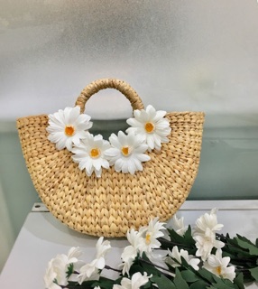 TÚI CÓI HOA CÚC TRẮNG (Ảnh thật shop tự chụp)