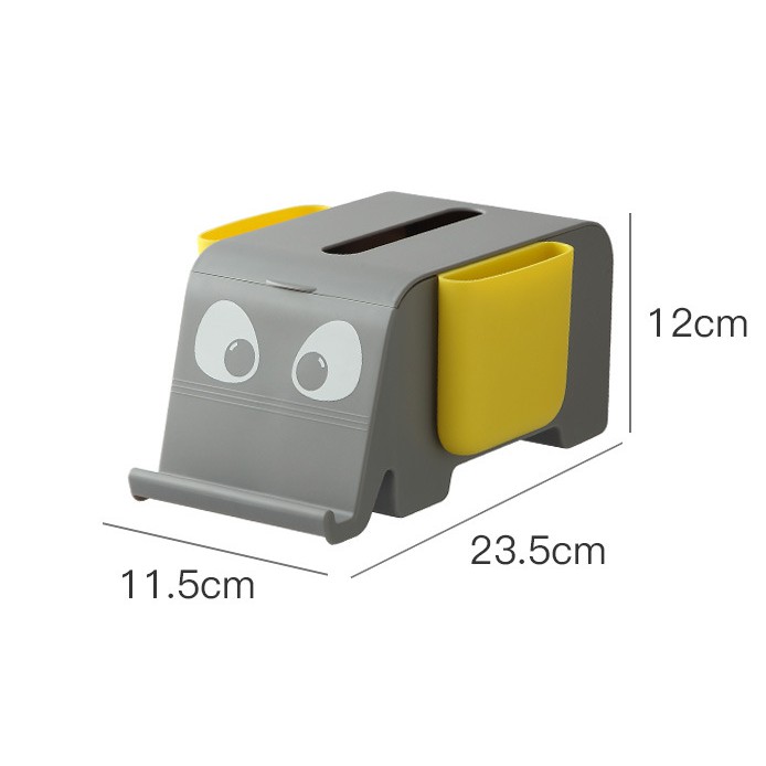 Hộp Đựng Khăn Giấy Ngăn Đa Năng Thiết Kế Sáng Tạo Dễ Thương