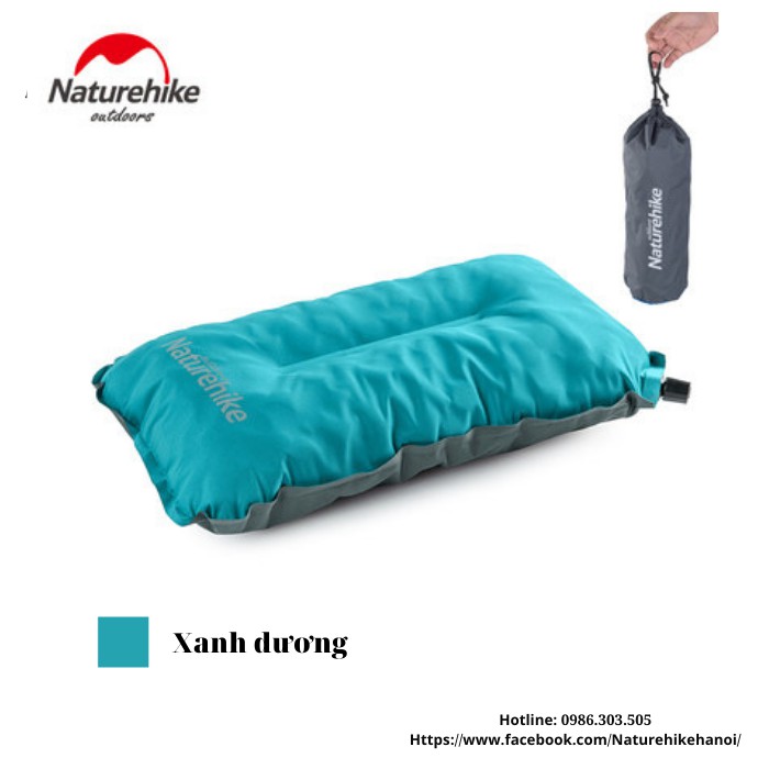 [Gối tự bơm hơi-kèm ảnh thật] gối tự phồng NatureHike NH17A001-L | BigBuy360 - bigbuy360.vn
