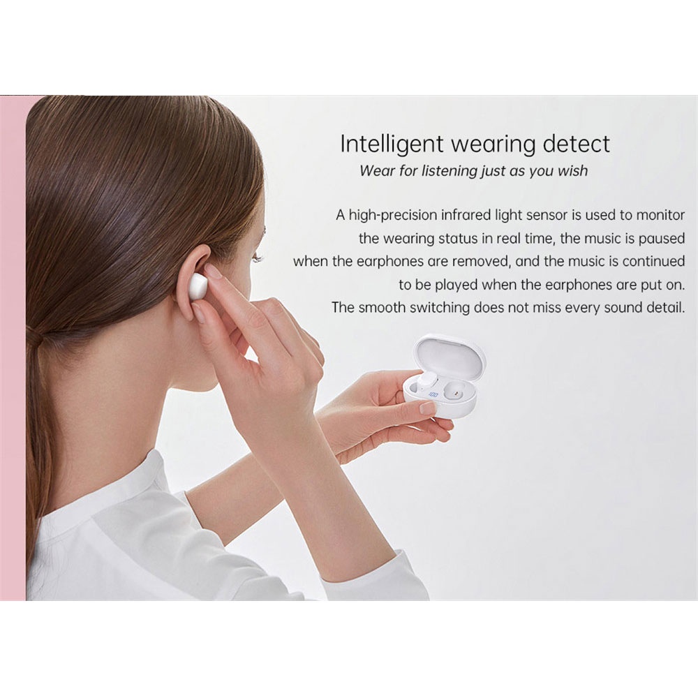 Tai nghe không dây Redmi AirDots 3 Pro kèm mic điều khiển giọng nói hàng mới