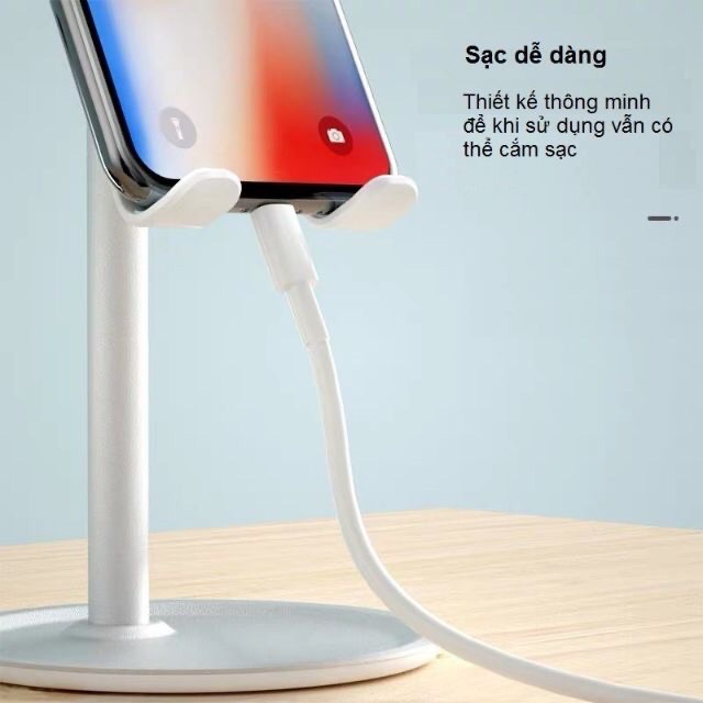 Giá đỡ điện thoại, máy tính bảng đế tròn tiện dụng