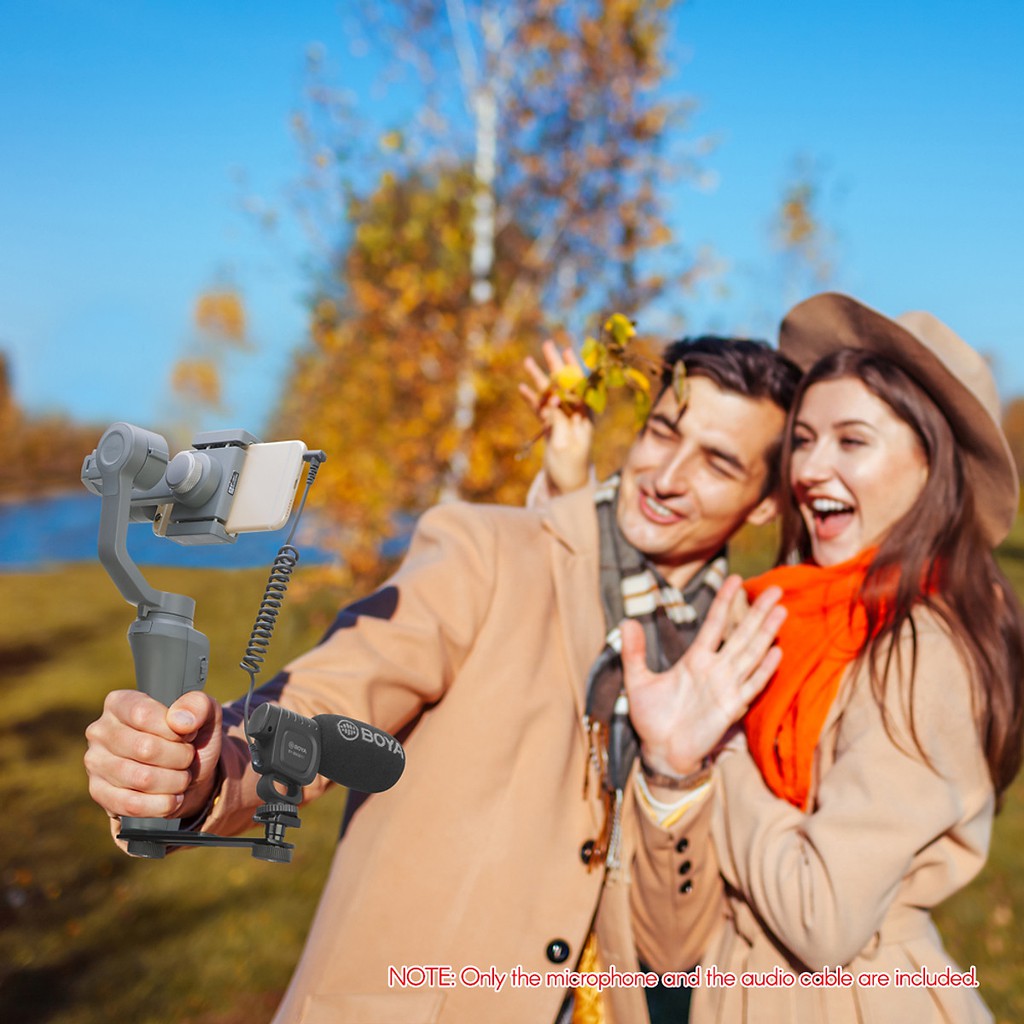 Micro shotgun đa năng cho điện thoại, máy ảnh DSLR, máy quay, máy ghi âm, máy tính | Boya BY-BM3011