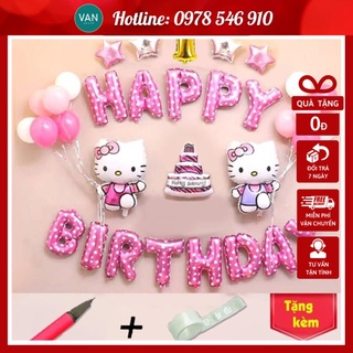 Set bóng sinh nhật hello kitty - H29