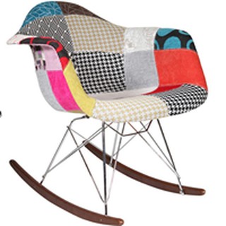 Ghế bập bênh thổ cẩm