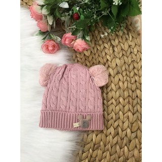 [Được chọn mẫu] Nón len gấu cho bé từ 3-12 tháng