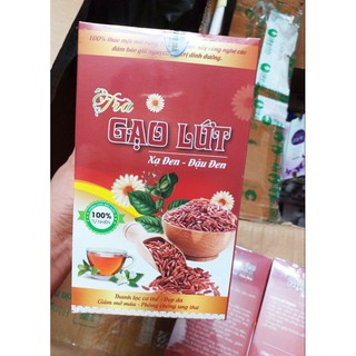 Trà Gạo Lứt Đậu Đen Xạ Đen Chính Hãng