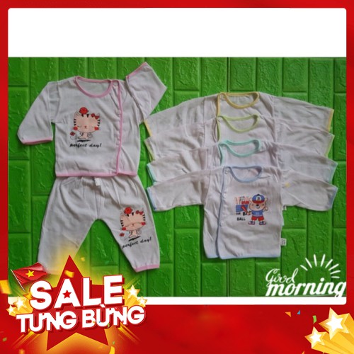 Combo 5 bộ dài tay sơ sinh ( sỉ)