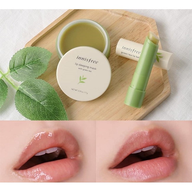 Mặt Nạ Ngủ Môi Innisfree Lip Sleeping Mask With Green Tea 17g | BigBuy360 - bigbuy360.vn