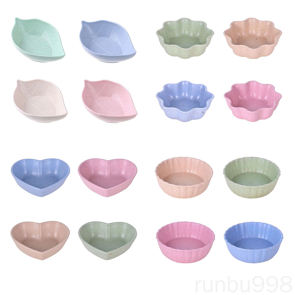 Set 4 Chén Đựng Nước Chấm Đa Năng Bằng Chất Liệu Lúa Mạch Ibu998