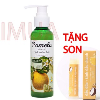 Dầu gội dưỡng tóc tinh dầu bưởi Pomelo Cocoon 130ml Tặng Son