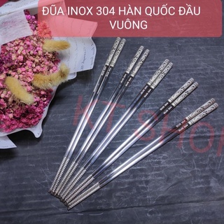 Bộ 5 đôi đũa inox 304 cao cấp