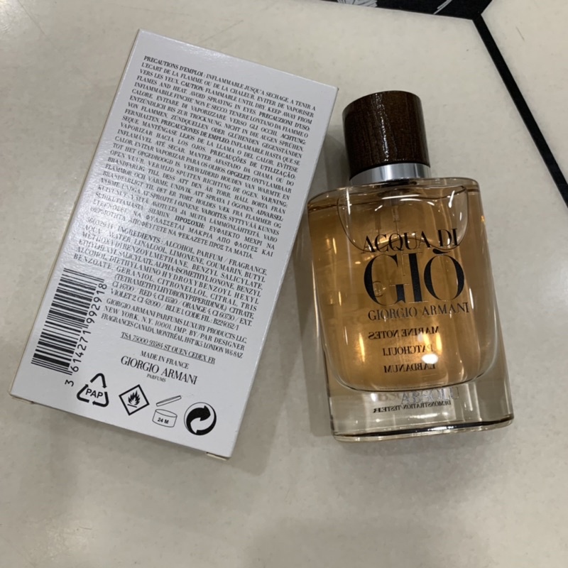 Nước hoa nam tester acqua di gio absolu edp 75ml