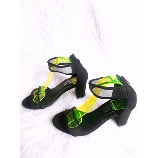 [FREESHIP_70K] [ẢNH THẬT] Giày cao gót sandal 7 phân quai lưới