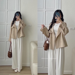 Áo mangto dáng ngắn 22401 cherry coco
