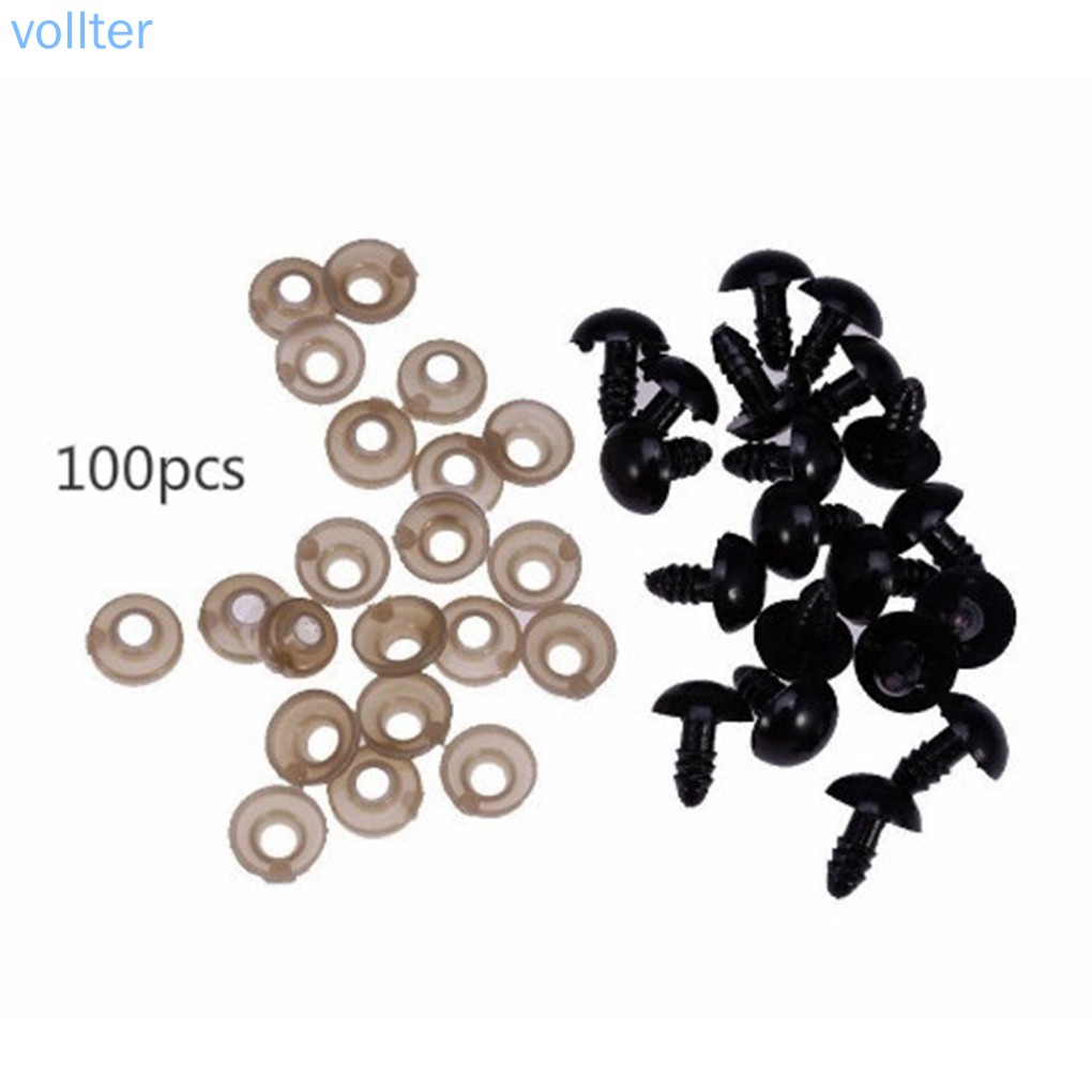 Set 100 Phụ Kiện Mắt 6mm / 8mm / 9mm / 10mm / 12mm Cho Búp Bê