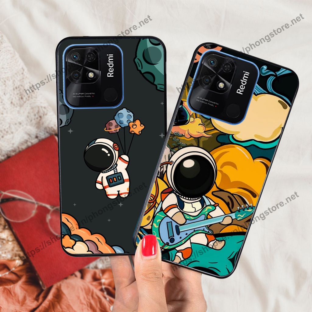Ốp lưng Xiaomi Redmi 9C / Redmi 10c vũ trụ phi hành gia cực hot siêu cute-rẻ-bền