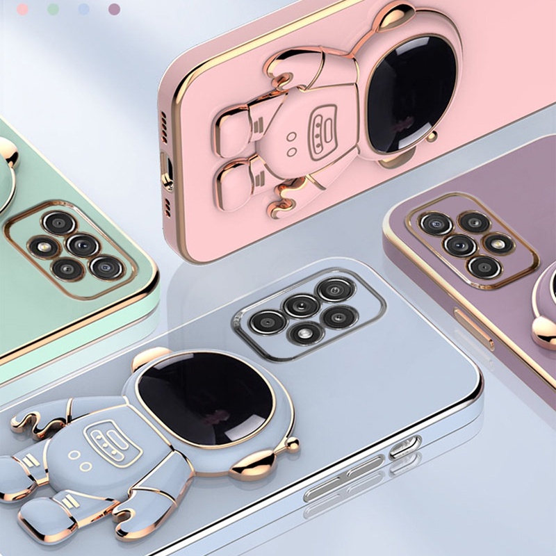 VẬN CHUYỂN NHANH Ốp Điện Thoại Chống Sốc Hình Phi Hành Gia 3D Cho Oppo A55 A54 A96 A95 A94 A76 A57 A74