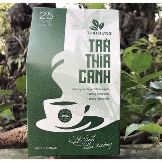 Trà Thìa canh Thái Hưng Khắc Tinh Tiểu Đường ổn định đường huyết - Combo 04 hộp (25 túi lọc x 5g)