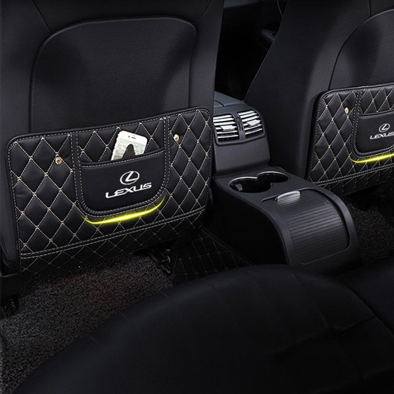 Đệm Da Bảo Vệ Lưng Ghế Xe Hơi Thông Dụng Cho Lexus IS250 NX200T RX200T CT200H ES250 RX350 RX300 NX300 RX270 GS350 GS300 LX470 LX570 ES300 IS430 LM350 NX300 RX270 GS350 UX200 LX470 LX570 ES300 IS430 LM350 NX300H