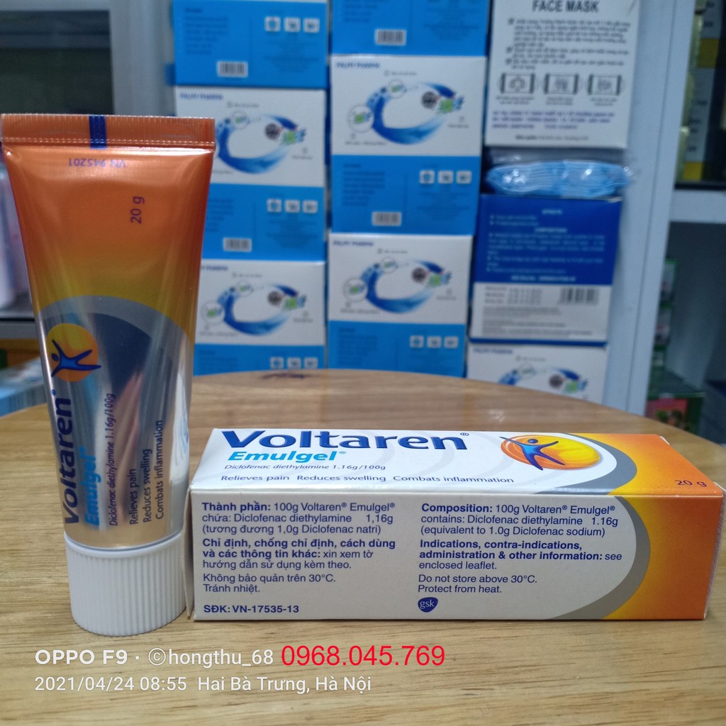 Gel bôi Voltaren 1% 20g