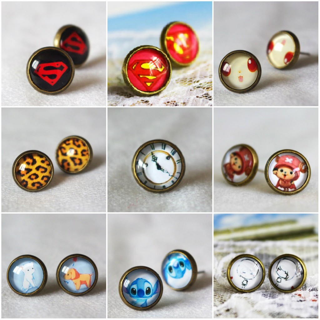 Bông tai đồng cartoon