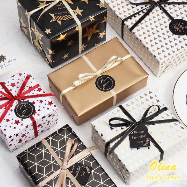 Cuộn Dây Ruy Băng Mỏng 18.2M Rộng 6mm Dùng Để Gói Quà