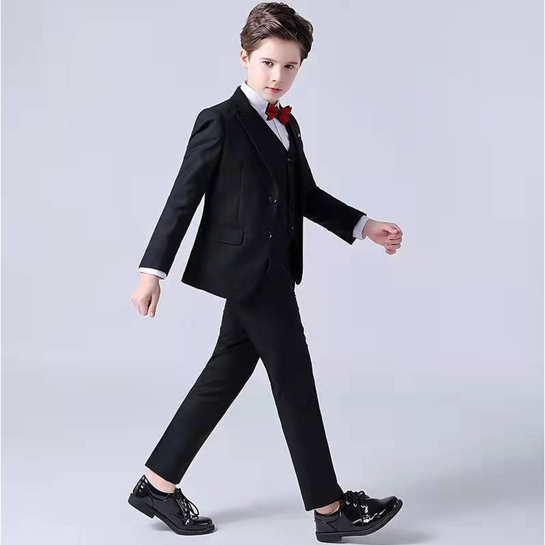 Set Đồ Vest 5 Món Lịch Lãm Cho Bé Trai