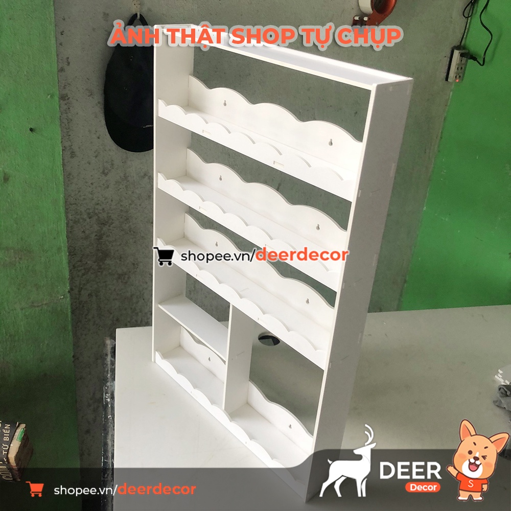 Kệ Để Sơn Móng Tay Treo Tường Nhiều Ngăn Tầng - DEER DECOR