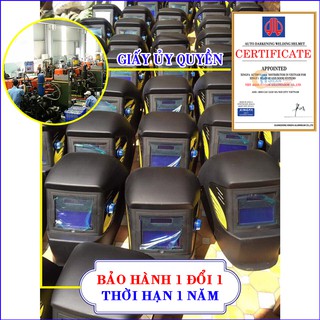 Mũ Hàn Điện Tử có mắt kính tự động điều chỉnh thang số lọc sáng